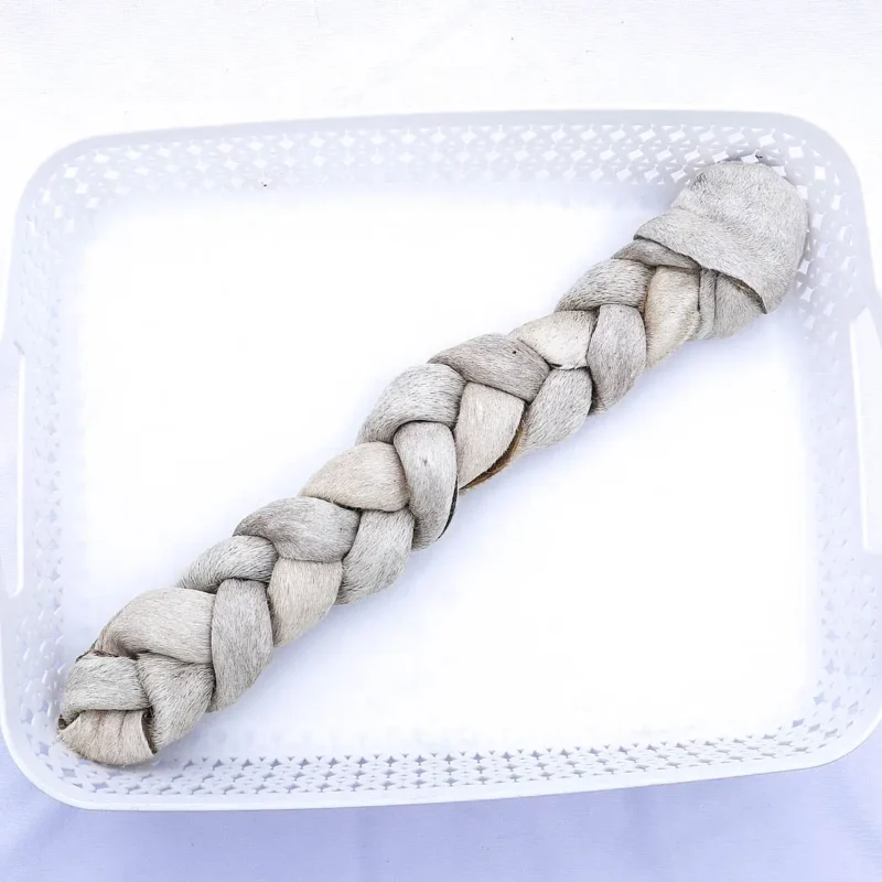 cow skin braid