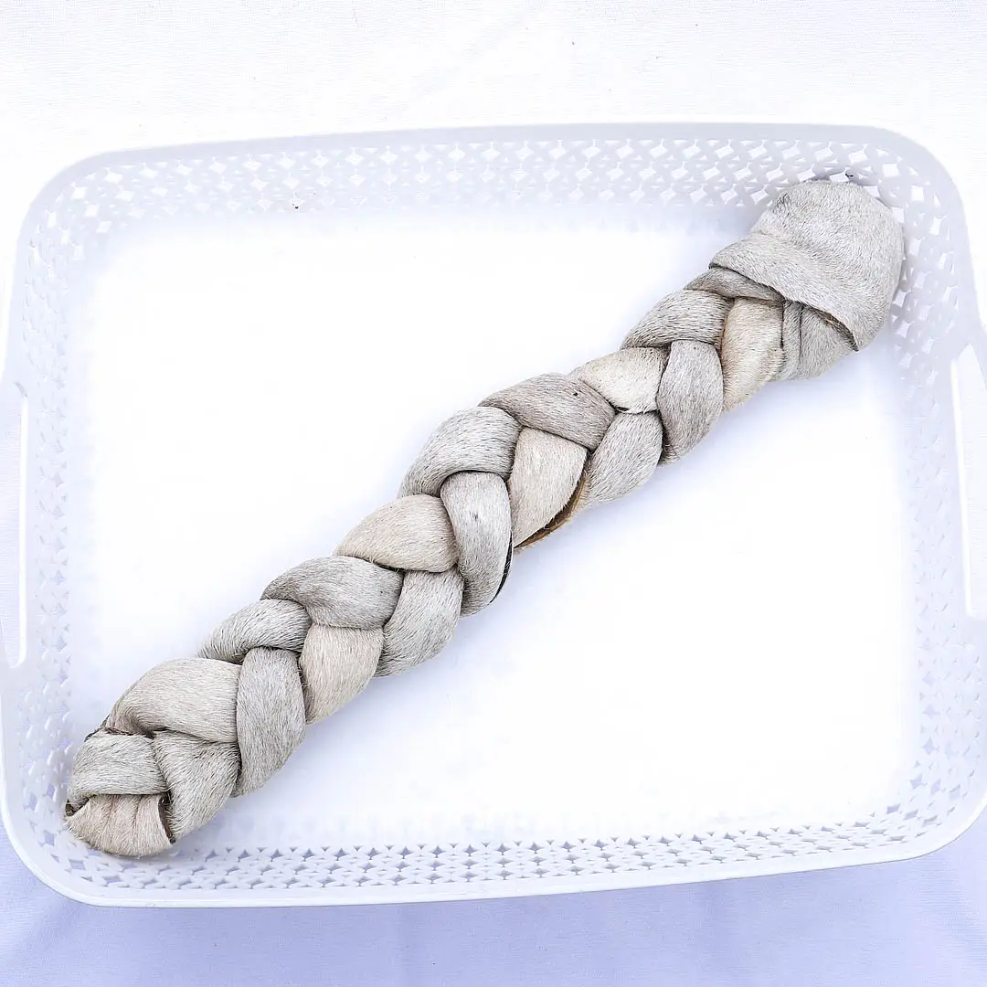 Cow Skin Braid (1) cow skin braid