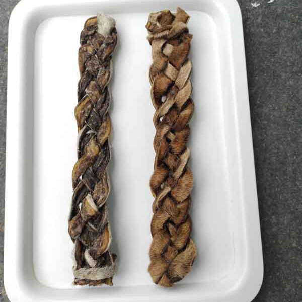 Cow Skin Braid Small