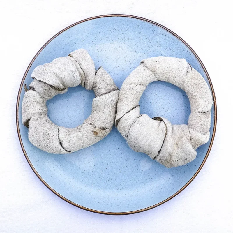 cow skin ring chew
